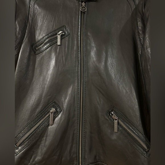 Michael Kors Women’s Leather Jacket - Picture 3 of 5